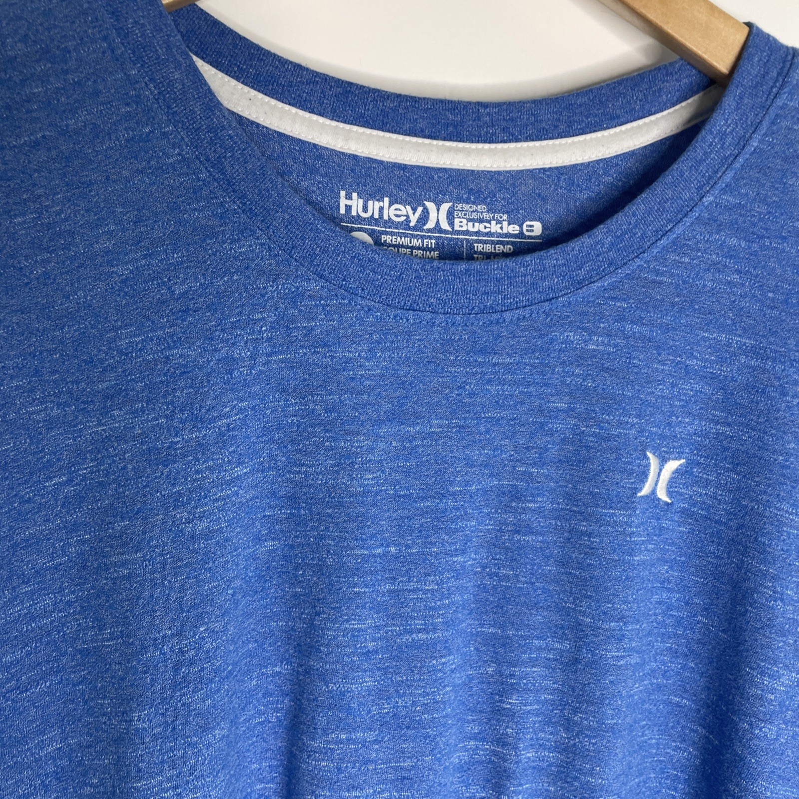 HURLEY Mens Tee| Ice Blue | Buckle Large gallery