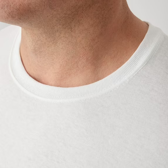 Hanes 2135Z0 T-Shirt for Men, Size L - White gallery
