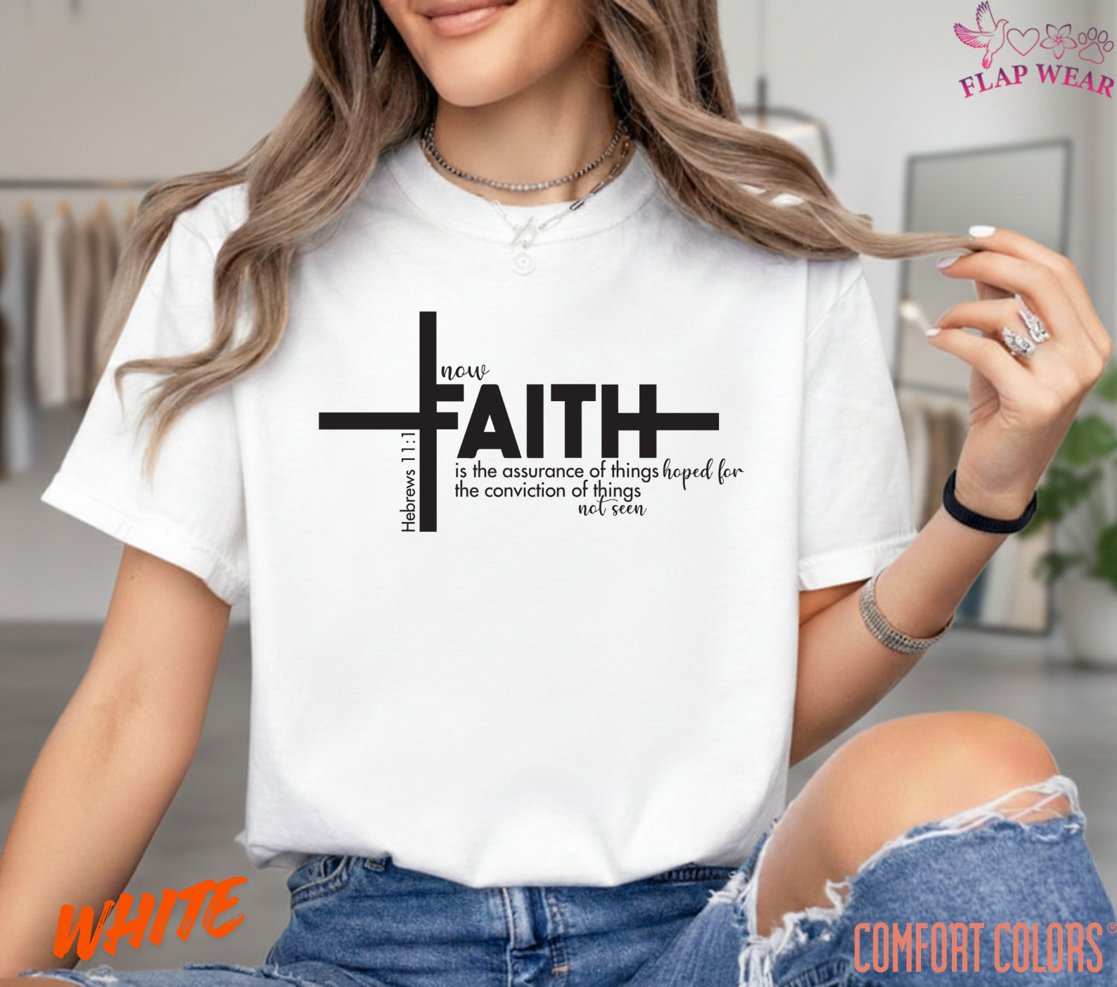 Unisex Hebrews 11:1 Christian T-Shirt, Men T shirt,Women T shirt Gift Religio gallery