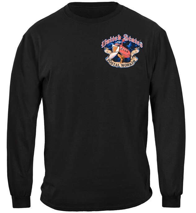New! AMERICAN POSTAL WORKER; serving America one letter at a time SHIRT-AWESOME gallery