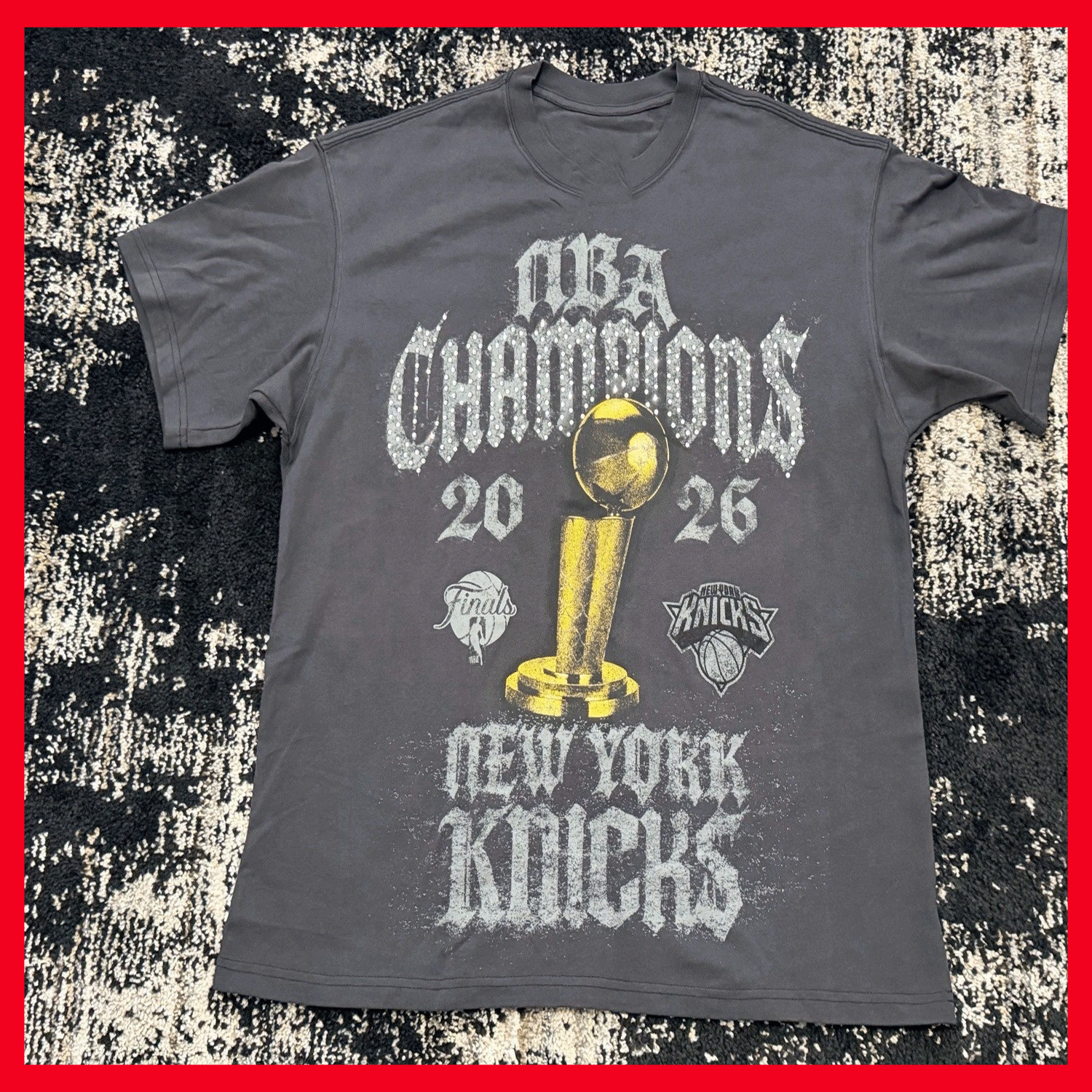 HOT!!! New York Knick$ 2026 N.B.A Finals Champions T-Shirt For Fan Print Gildan