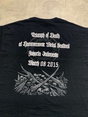 Vader Live in hammersonic 2015 tour indonesia tshirt band black death metal