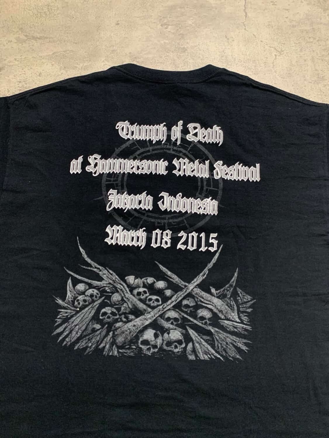 Vader Live in hammersonic 2015 tour indonesia tshirt band black death metal gallery
