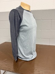 Spectra Graphite/Charcoal Grey 3/4 Sleeve Baseball Shirt