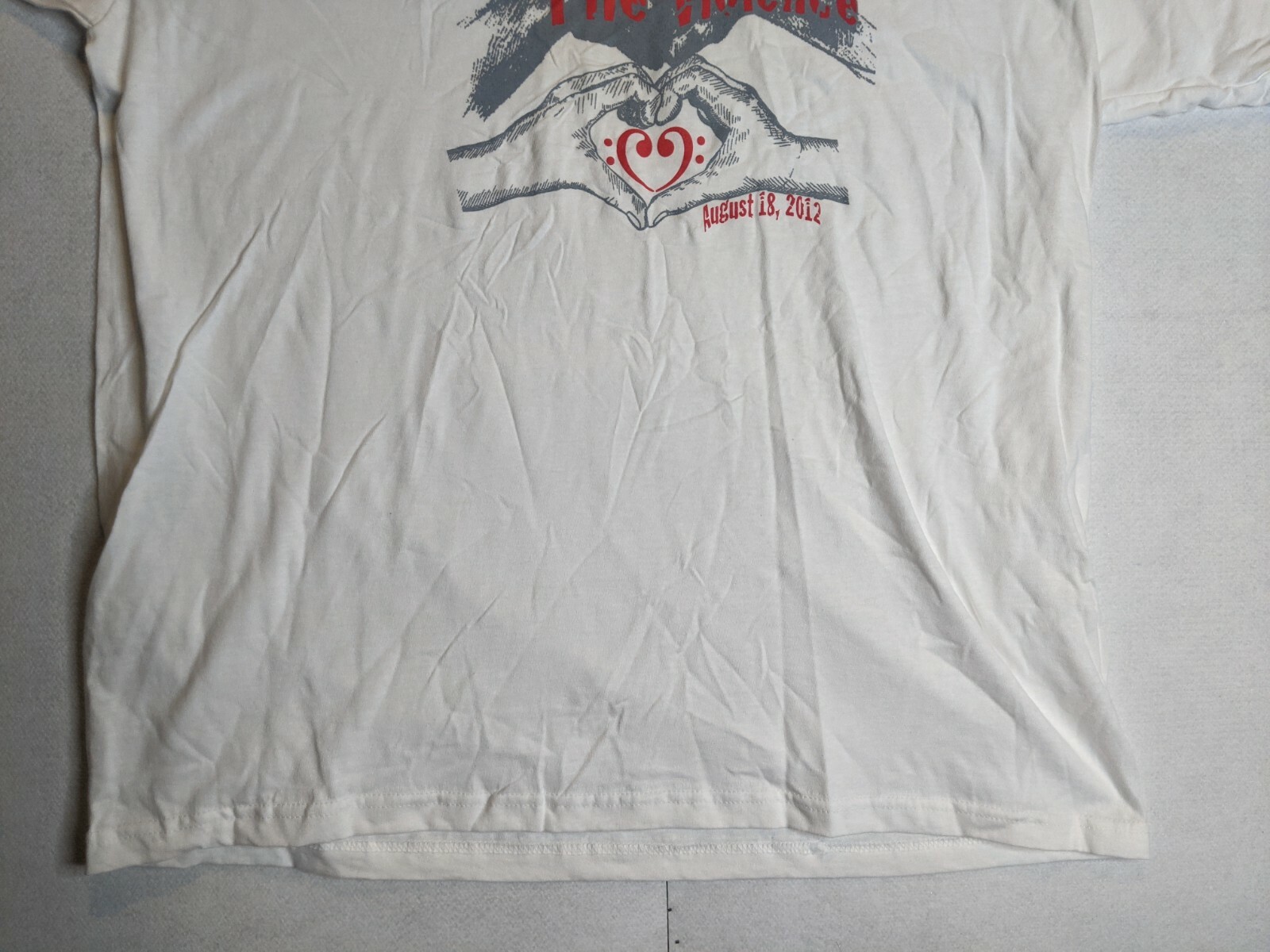 Stop the violence Love Heart Domestic Abuse shirt mens size XL White gallery