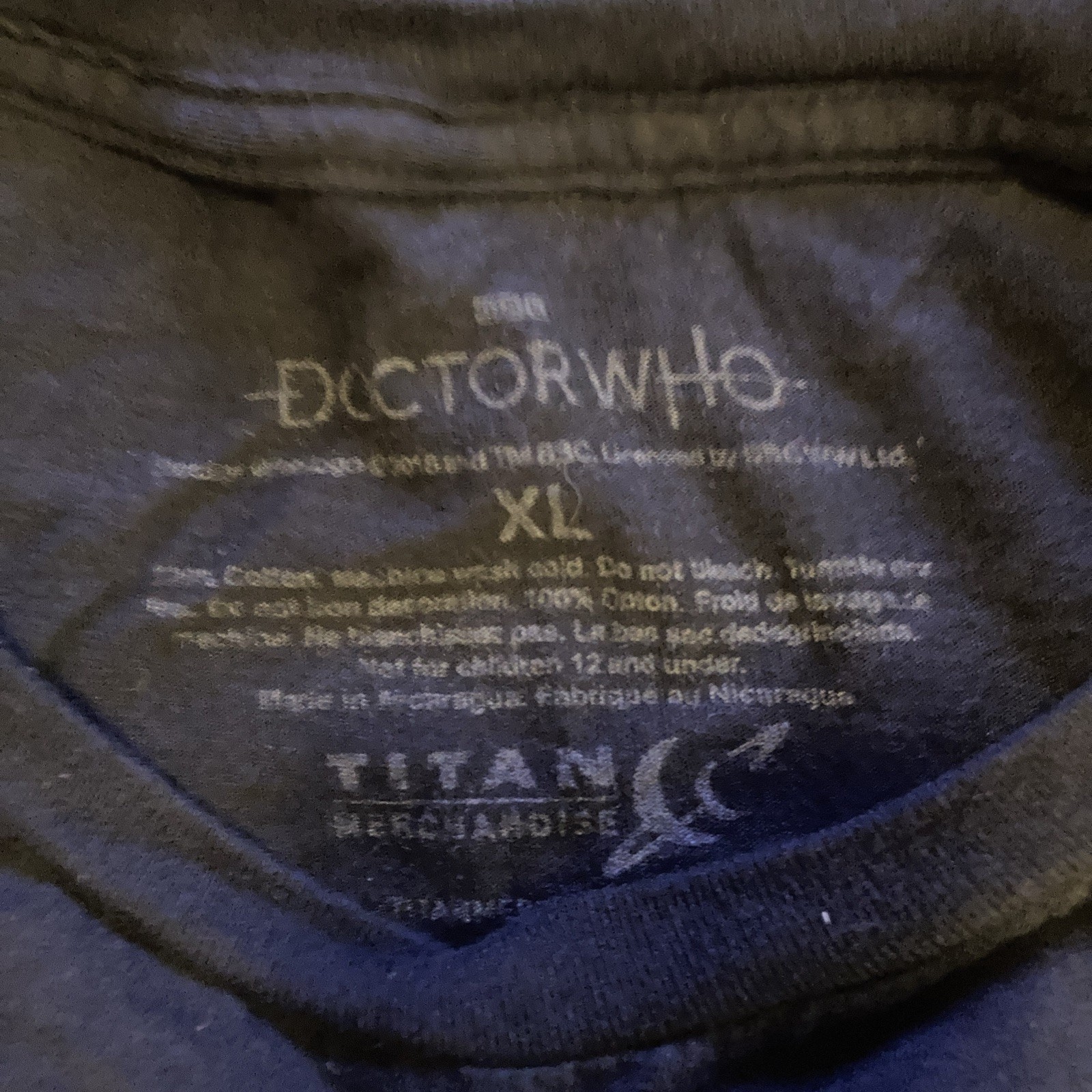 Doctor Who BBC 2018 Black T-shirt Size XL Titan Sunset w/ Silhouette gallery