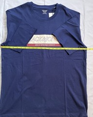 JACK & JONES Size Large XL Men’s Navy Graphic Logo T-Shirt Short Sleeve BNWT
