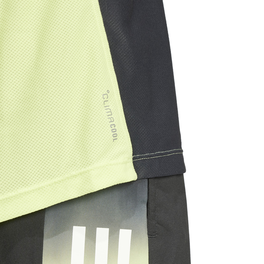 adidas Own The Run Climacool Colorblock Crew Neck Short Sleeve Athletic T-Shirt gallery