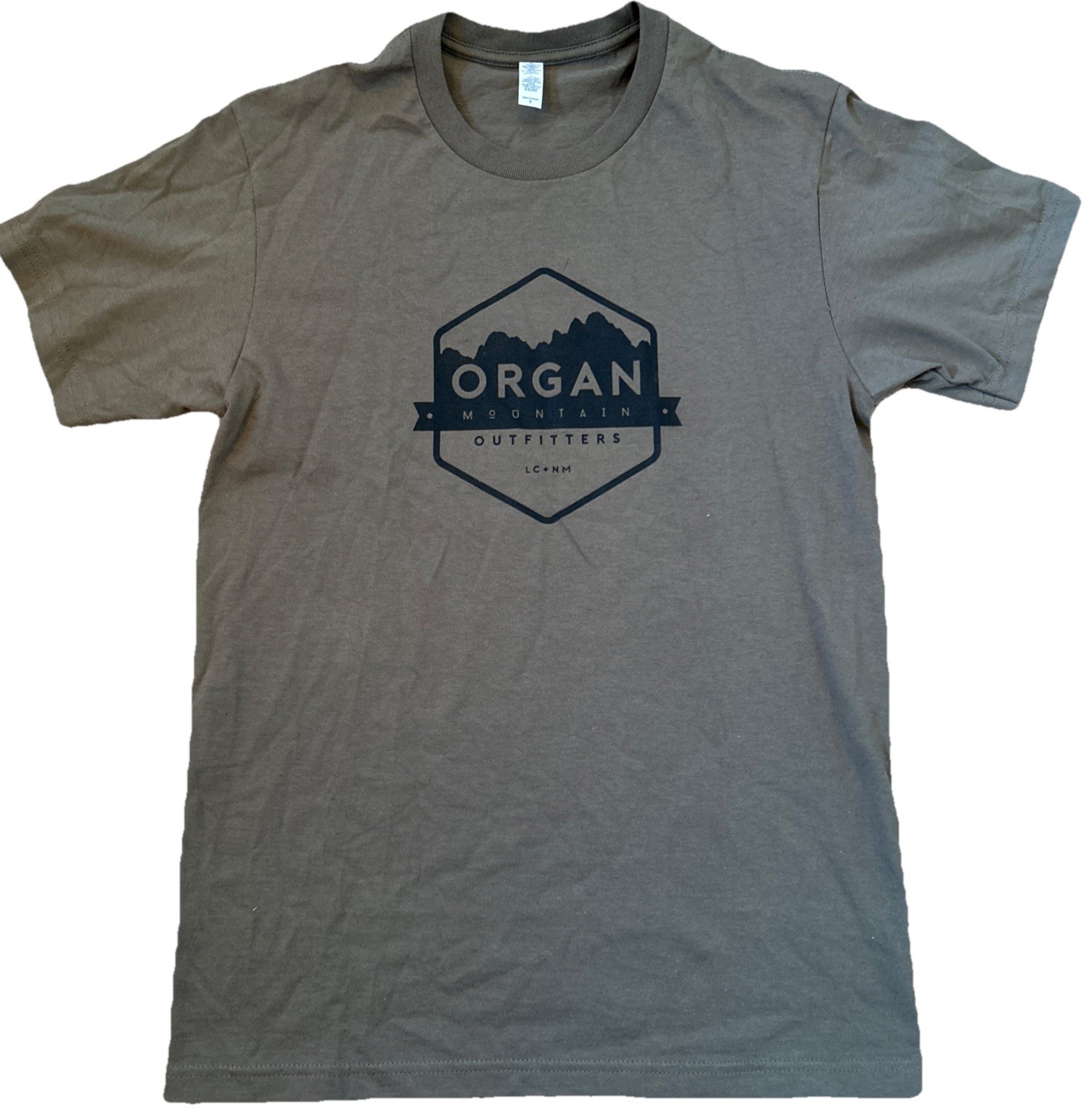 Organ Mountain Small Logo Tee Olive Green Outdoor Hiking gallery