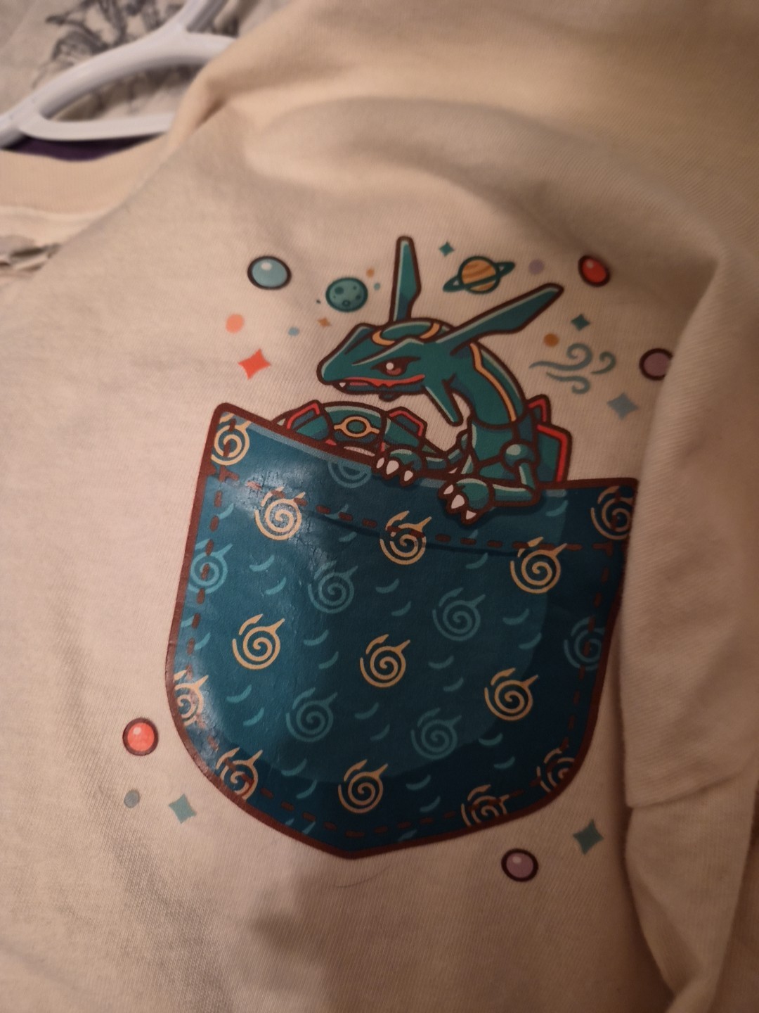 Pokemon Rayquaza 30th Anniversary Mens Shirt 4xl Tan T-Shirt gallery