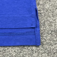 NWT Vintage 90s Sears Roebuck Blank Pocket Shirt Medium 22×29 Blue