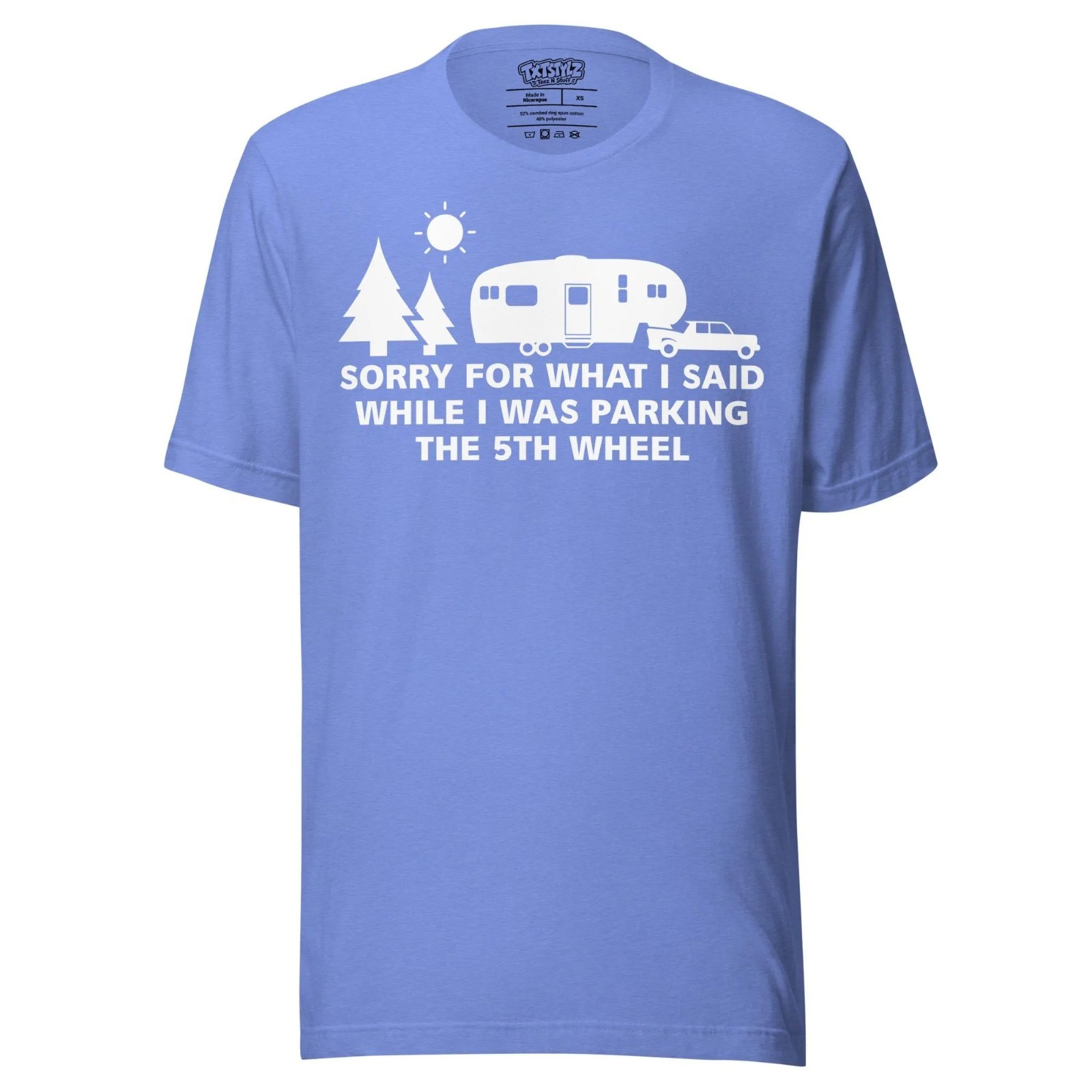 Funny 5th Wheel Parking RV Camper Shirt, Camping Tee, RV Owner Gift T-Shirt gallery