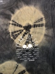 Authentic Roark Revival ‘Fear The Sea’ T-Shirt Adult Size S Tie Dye Surfer NWT