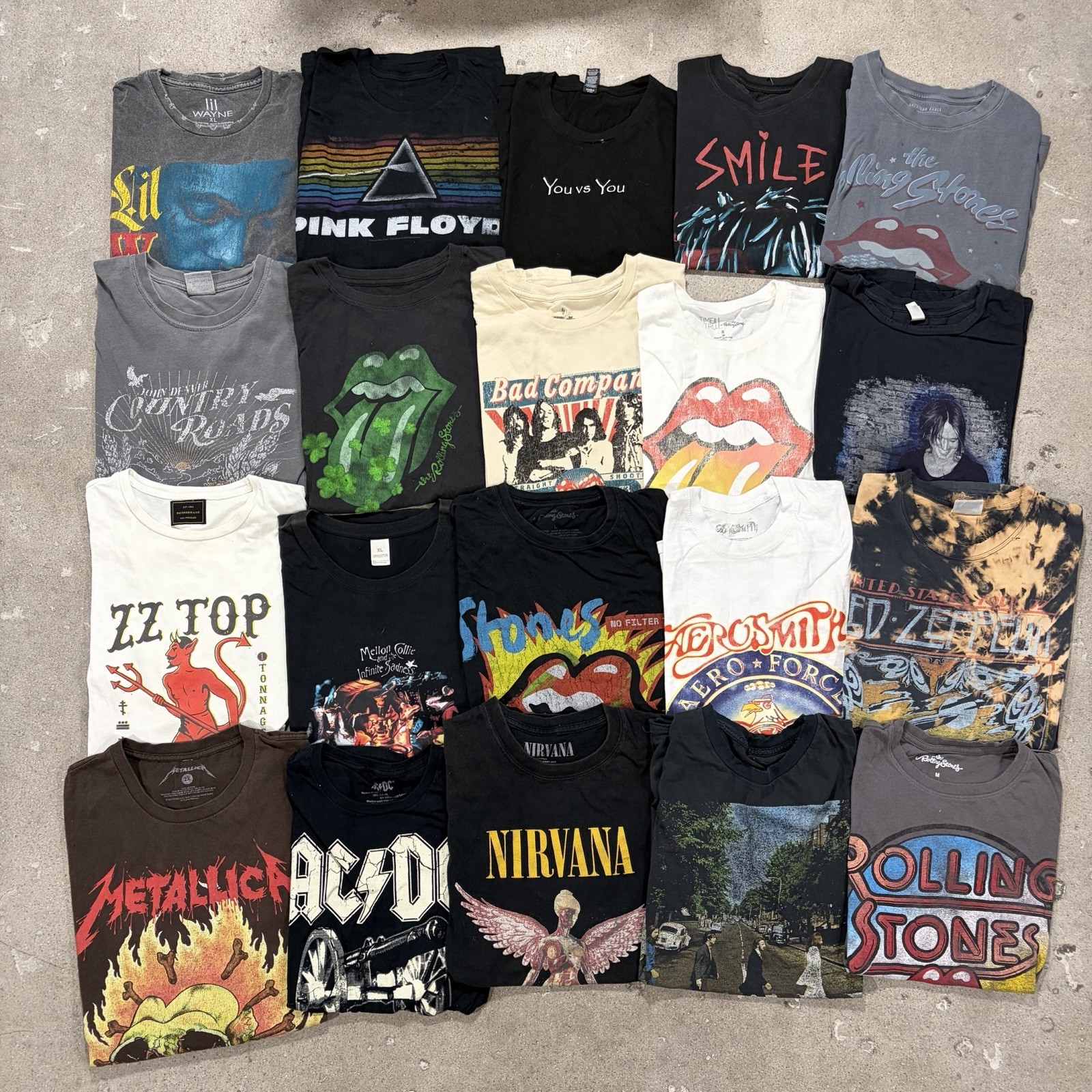 80 Music T Shirt Band Tee Lot Tour Concert Y2K 2000s Modern Rock Rap Punk gallery