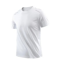 CHRLCK Men’s Running Quick Drying T-shirts Breathable Hiking Fishing Tees