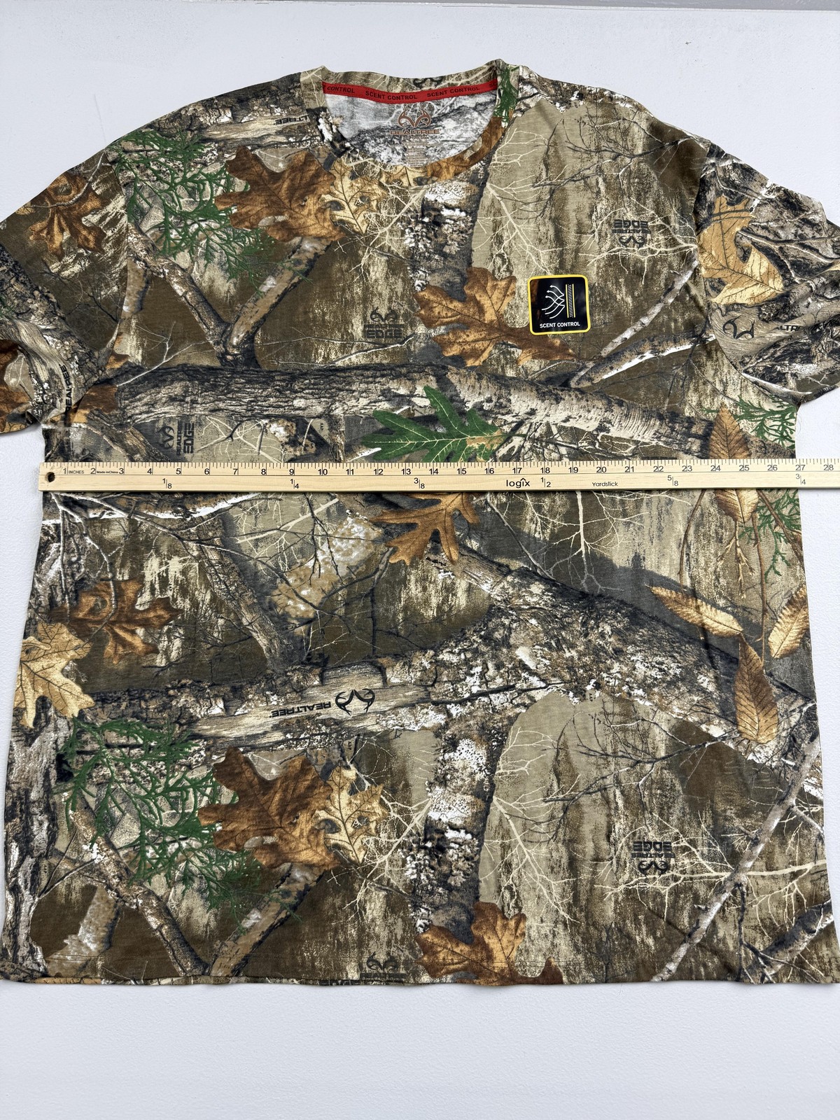 Realtree Shirt Mens 3XL Brown Camo Scent Control Long Sleeve Hunting Tee Top gallery