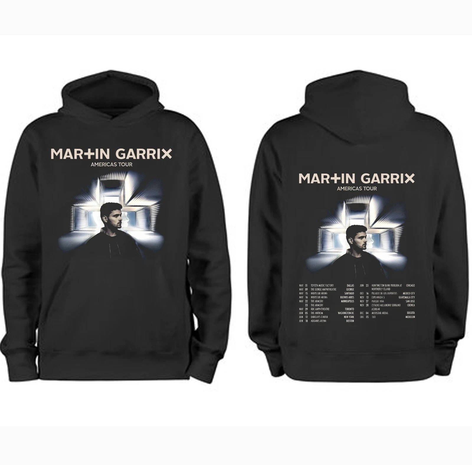 Martin Garrix Americas Tour 2026 City Dates Two Sided Hoodie gallery