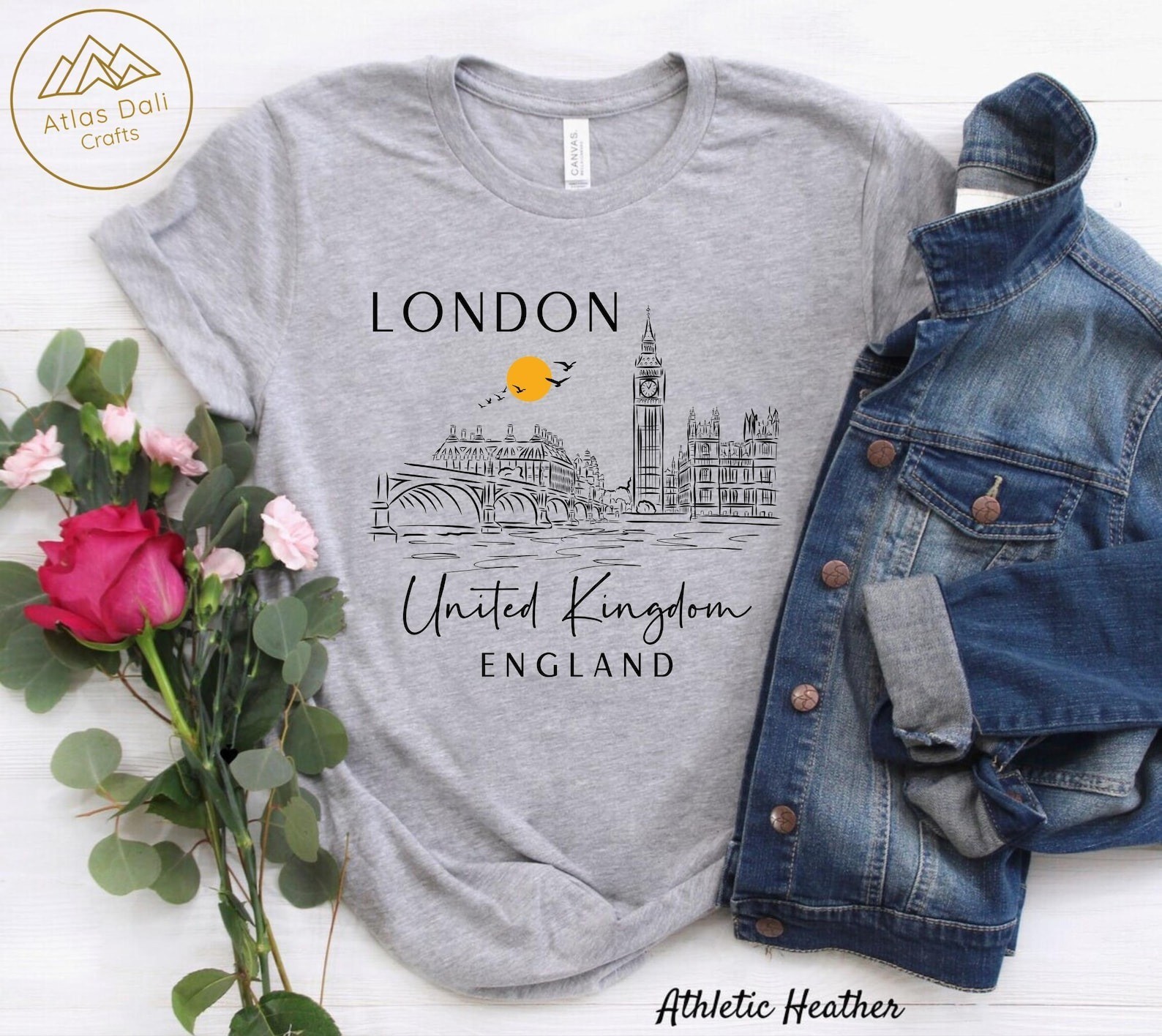 London Unisex Shirt Travel Gift United Kingdom Trip Souvenir Tee gallery