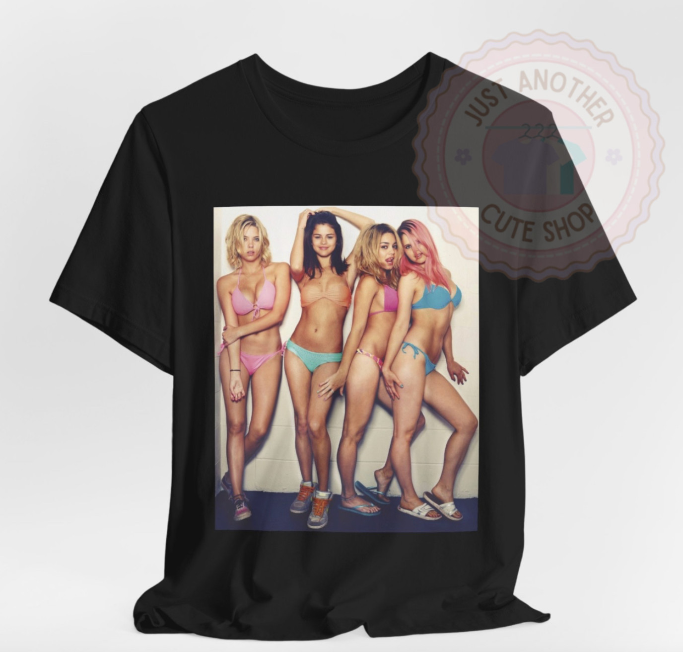 Spring Breakers Bikini T-Shirt ♡ Brit Candy Cotty Faith ✩ Neon Y2K Aesthetic!