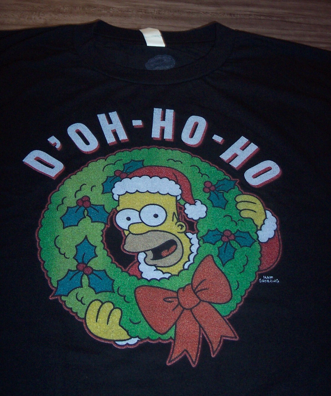 THE SIMPSONS HOMER SIMPSON CHRISTMAS Holiday T-Shirt Big and Tall 4XLT 4XL NEW