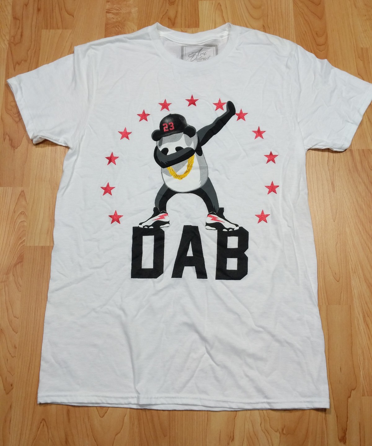 Dabbing Panda Dab Men's T-Shirt by Art District #23 Stars Panda Bear Medium gallery