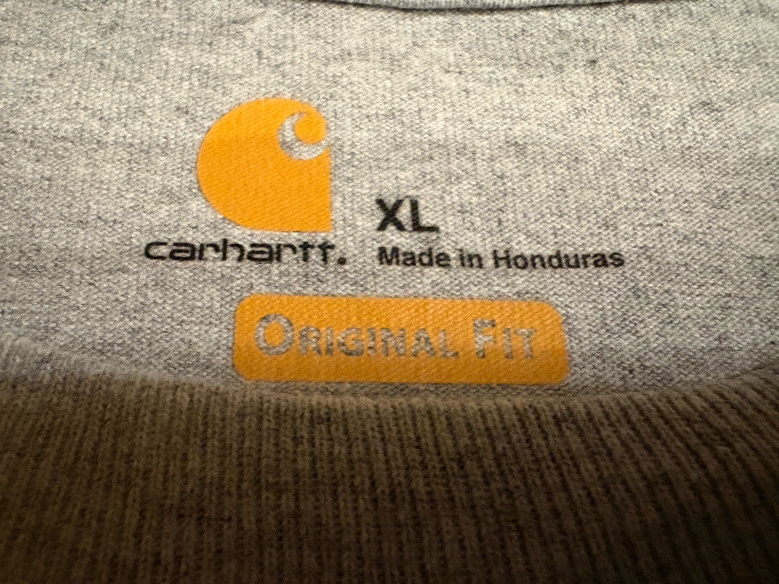 Carhartt Pocket T-Shirt Mens Large Original Fit Blue Short Sleeve Workwear gallery