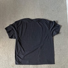 Backwoods Black Graphic Print Logo Crew Neck Short Sleeve Men’s T-Shirt 2XL