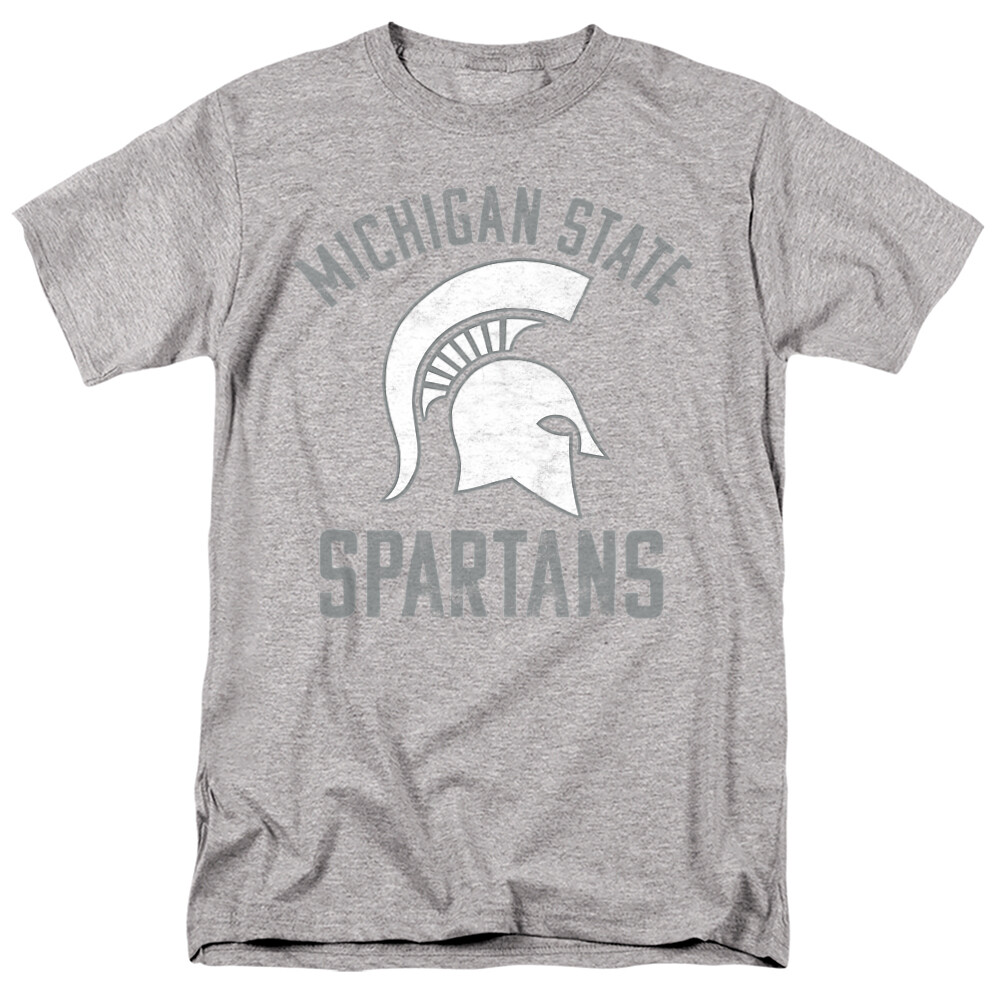 Spartans Michigan State Adult T-Shirt MSU L, Heather Grey S-5XL gallery