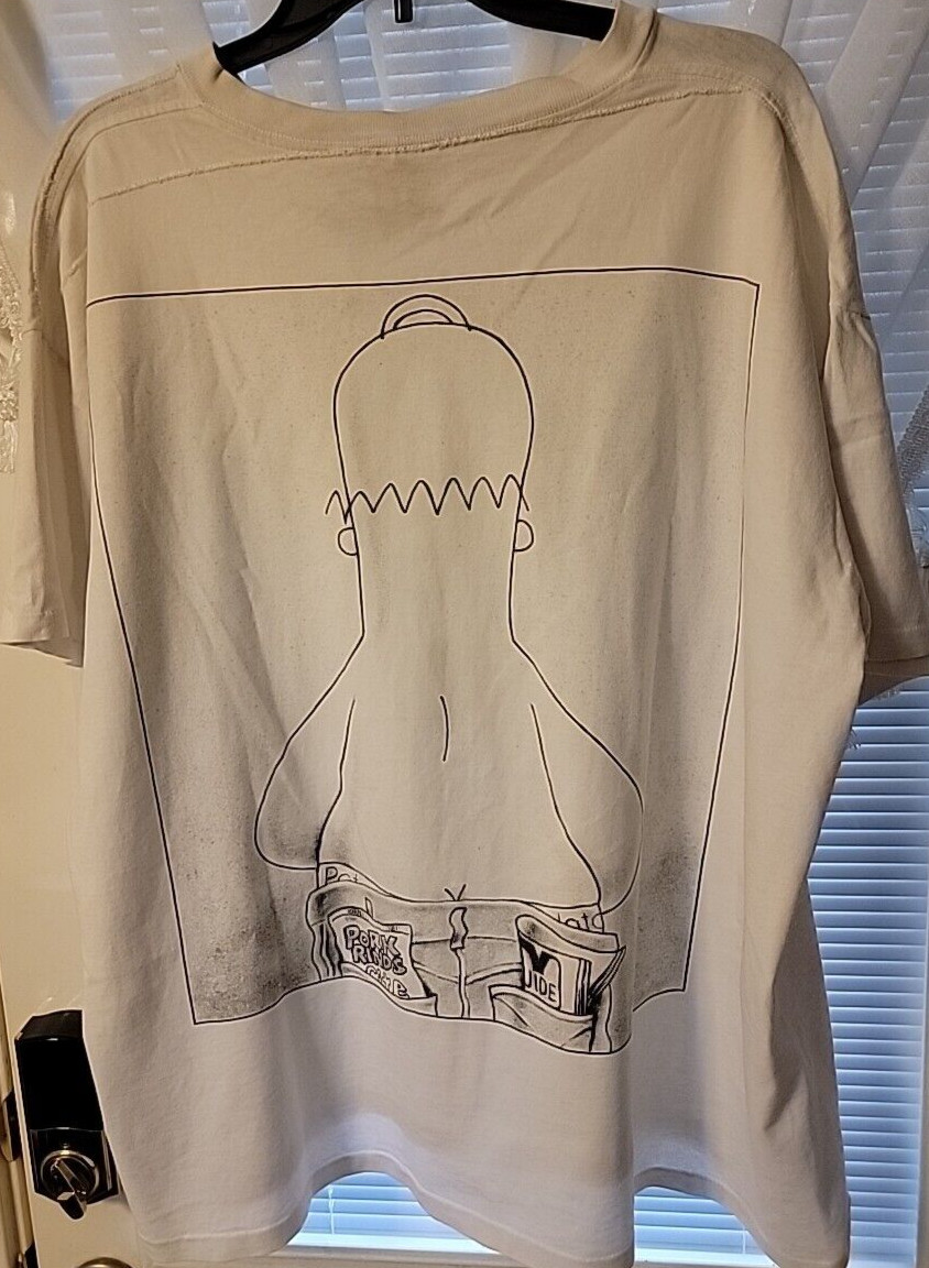 The Simpsons - Homer Couch Potato Vintage T-shirt XL 1994 gallery