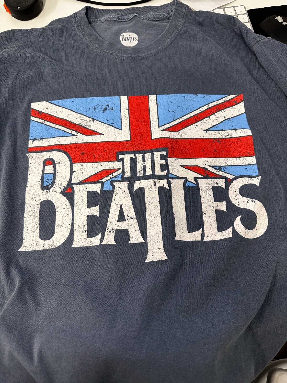 THE BEATLES MENS LONG SLEEVES LOGO T SHIRT gallery