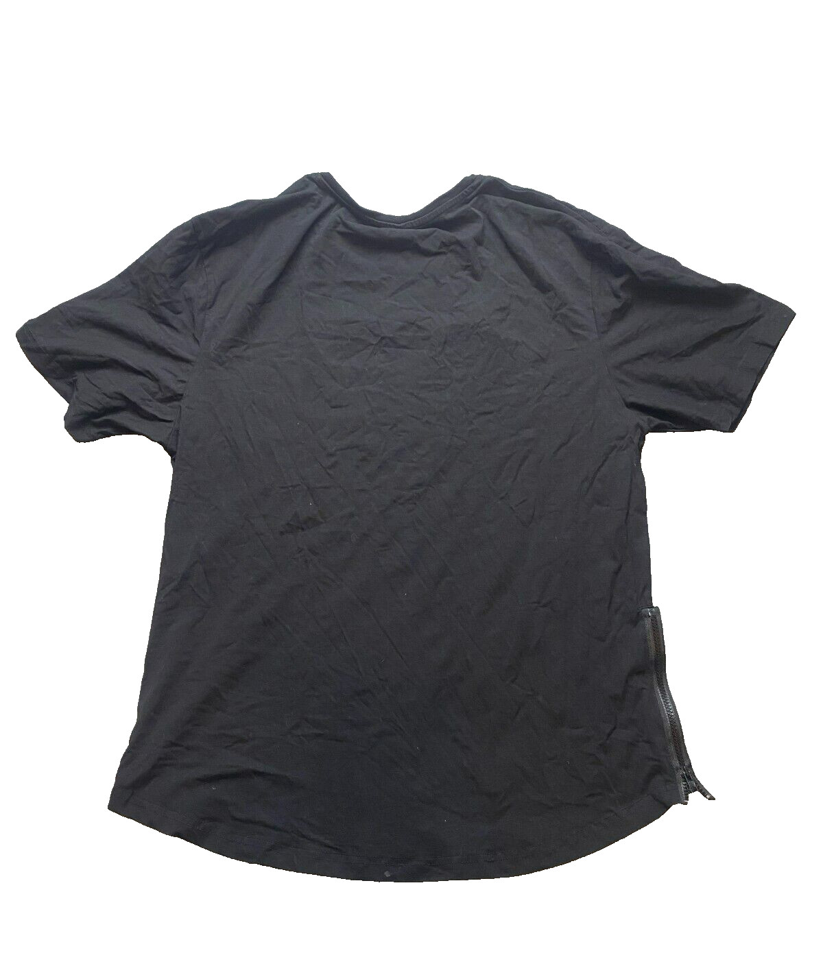 Rocawear Shirt Adult Large Black Kangaroo Pocket Side Zip Skater Streetwear Mens gallery