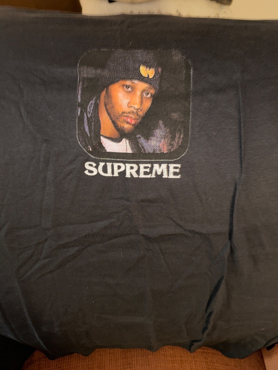 Supreme RZA "Protect Ya Neck" Wu-Tang Clan Tee Black Size XL gallery