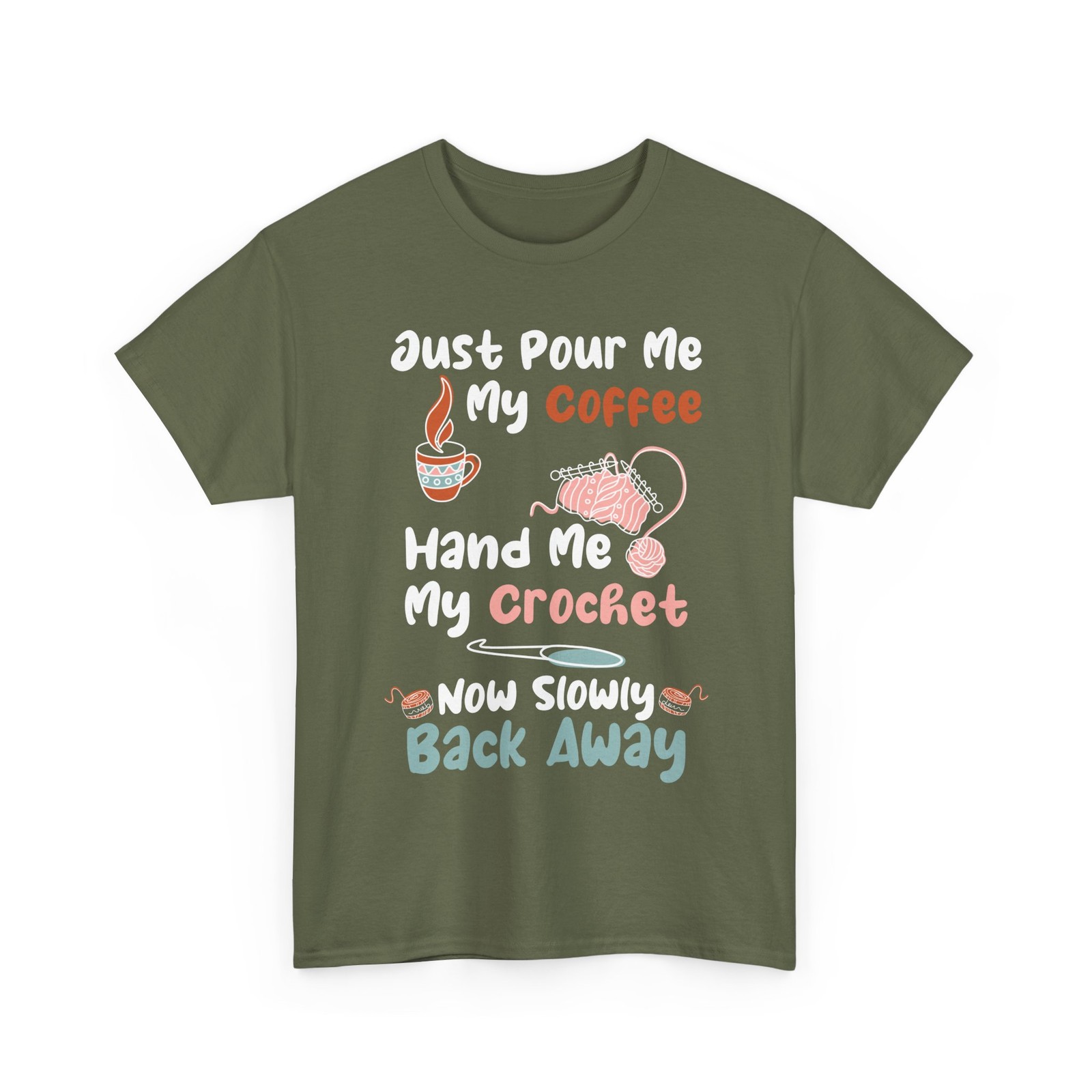 Knitting Shirt, My Coffee And My Crochet Crocheting Knitting Women Shirt gallery