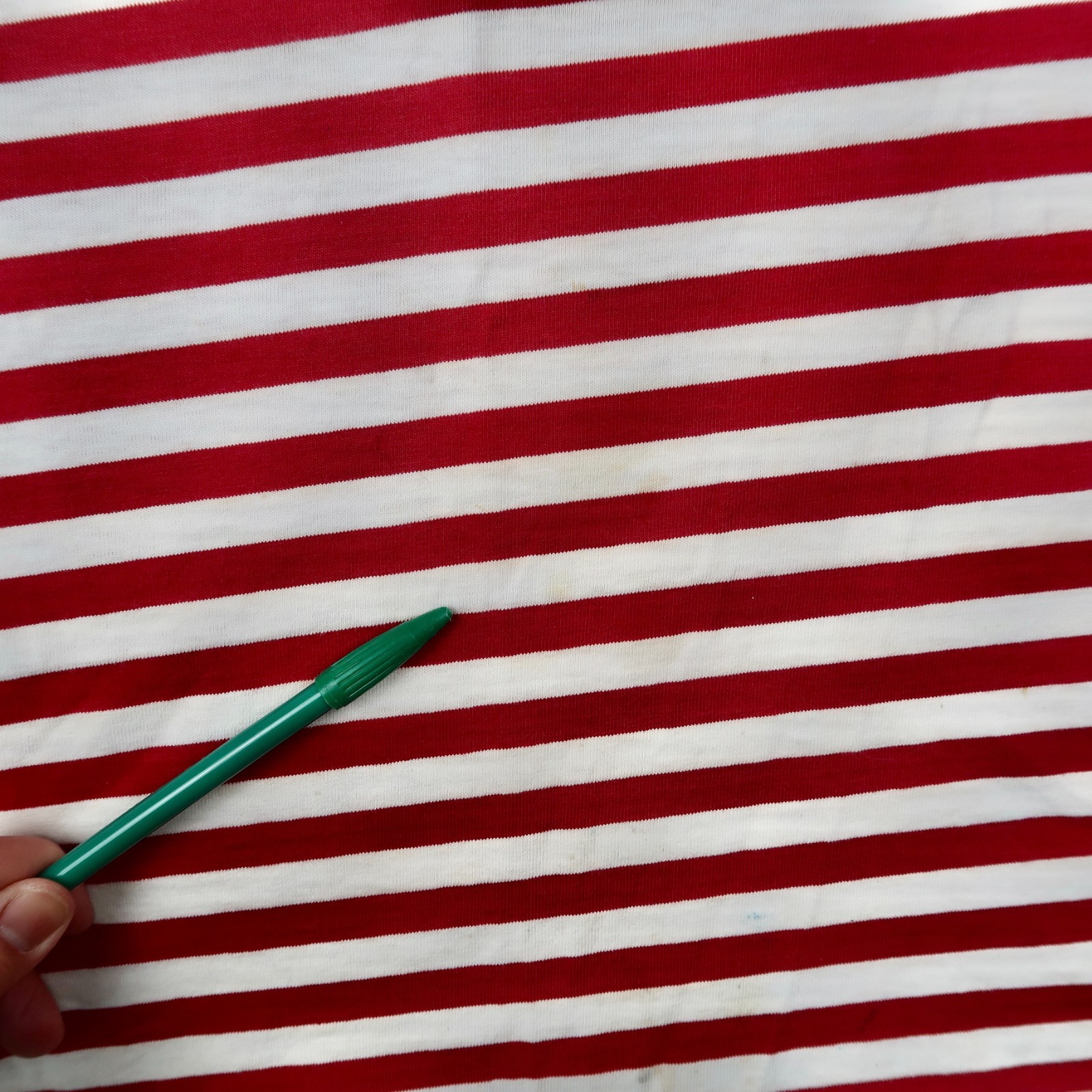 Vintage 90s Calvin Klein Sport Striped T Shirt Size S Small Red Mock Neck USA gallery