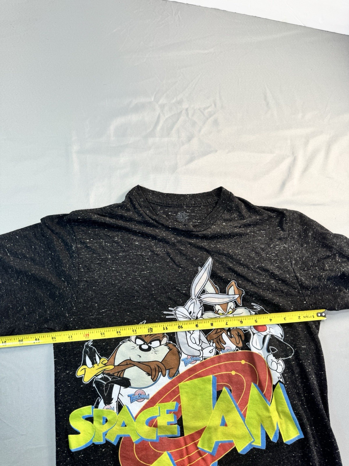 Vintage 90's Space Jam Tshirt Black Size Small S Looney Tunes gallery