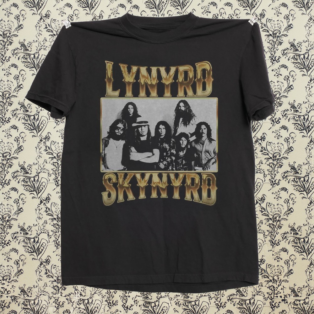 Lynyrd Skynyrd Shirt Vintage Style American Rock Band, Black T-shirt S-5XL