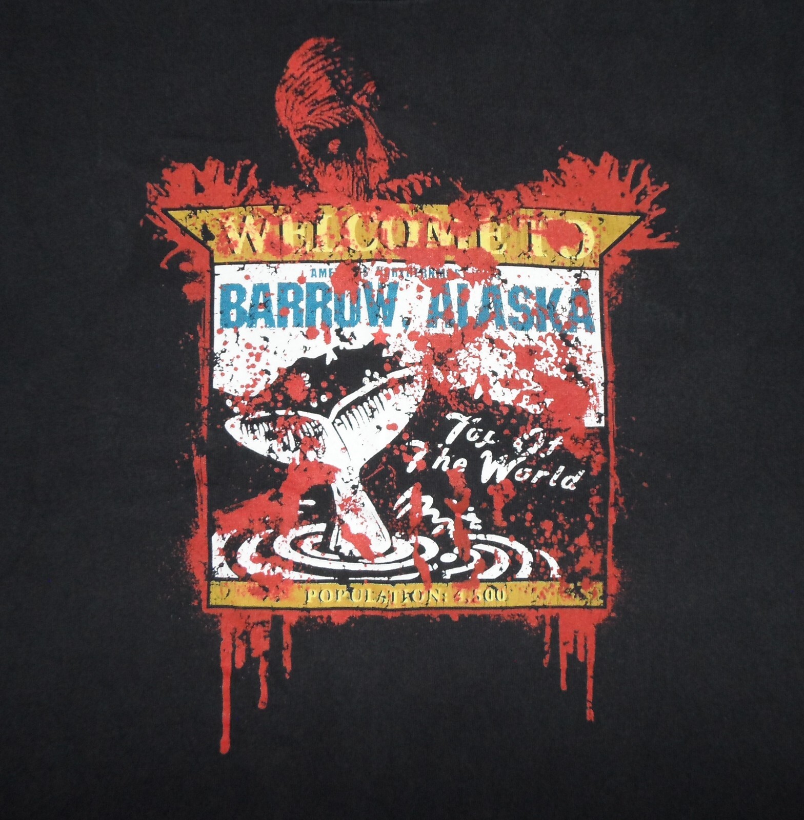 30 Days Of Night Welcome To Barrow Alaska Black Shirt Adult Medium Y2K Vampires gallery