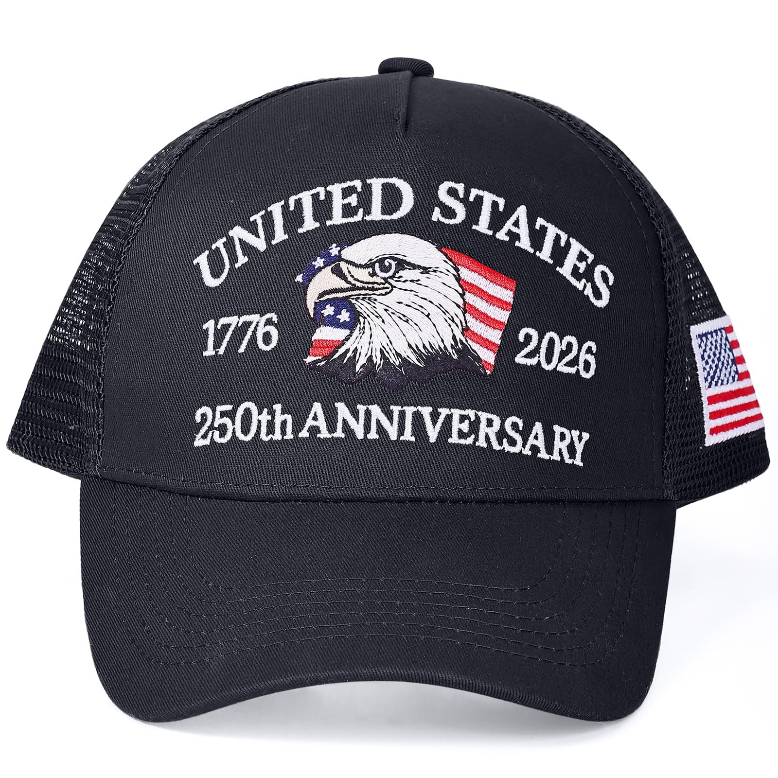 for USA 250th Anniversary Hat, Adjustable 1776-2026 Embroidery Commemorative ... gallery