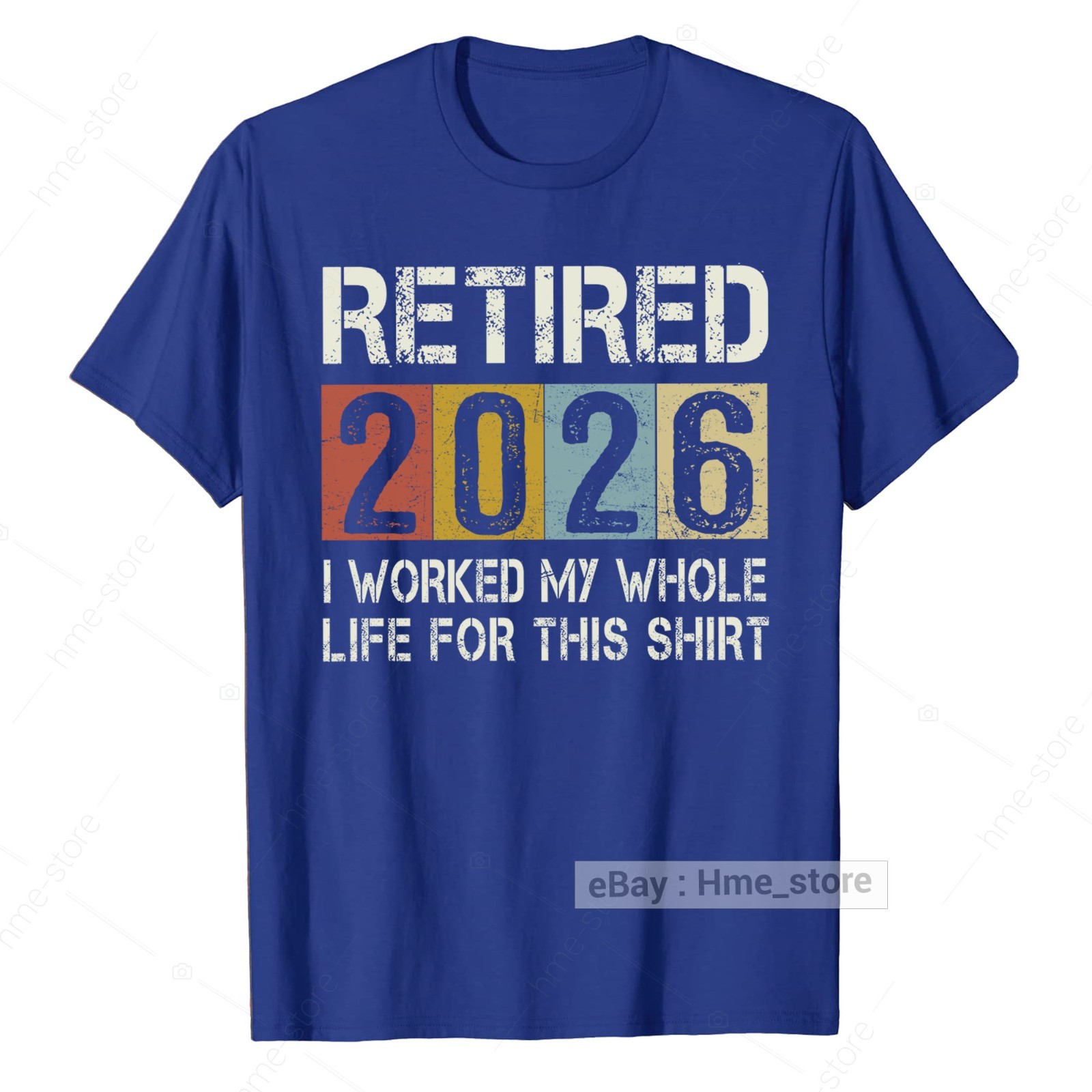 Retired 2025 T-Shirt for Retirees I Worked My Whole Life This Retirement Vintage gallery