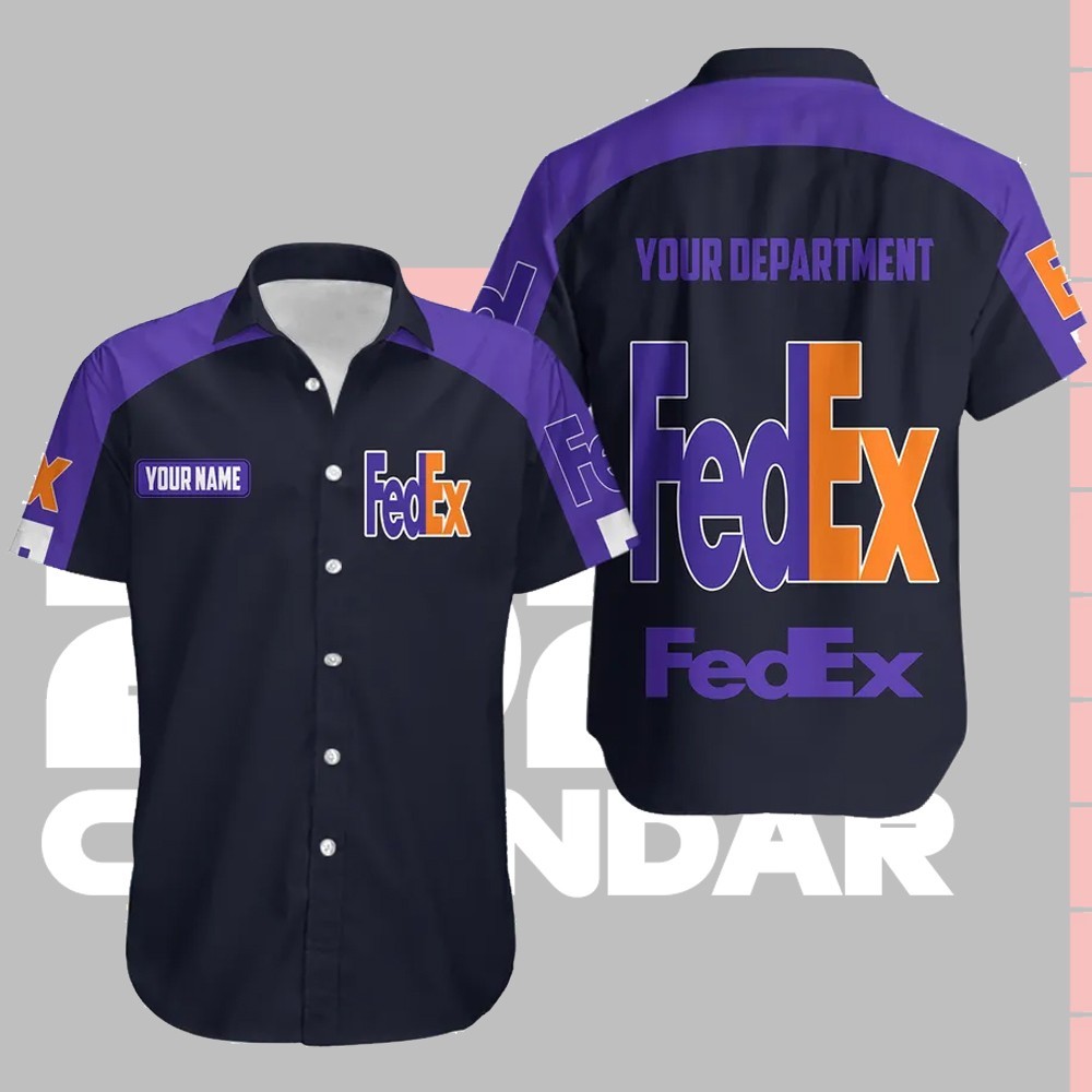 Personalized #FedEx Hawaiian All Over Printed, #FedEx Full Size S_5XL gallery