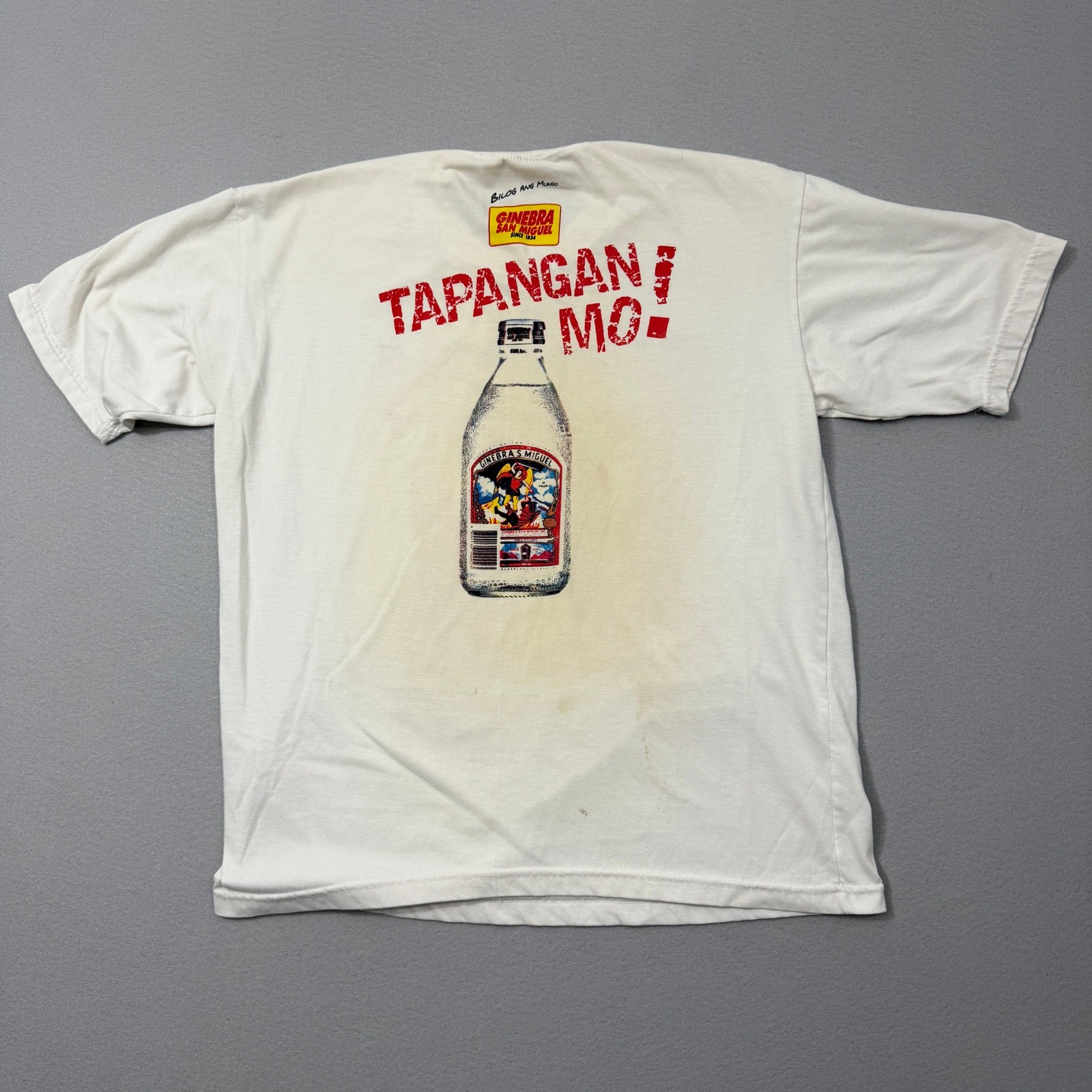 Vintage Barangay Ginebra Kings PBA Philippine Cup Champions Shirt Medium 2007 gallery