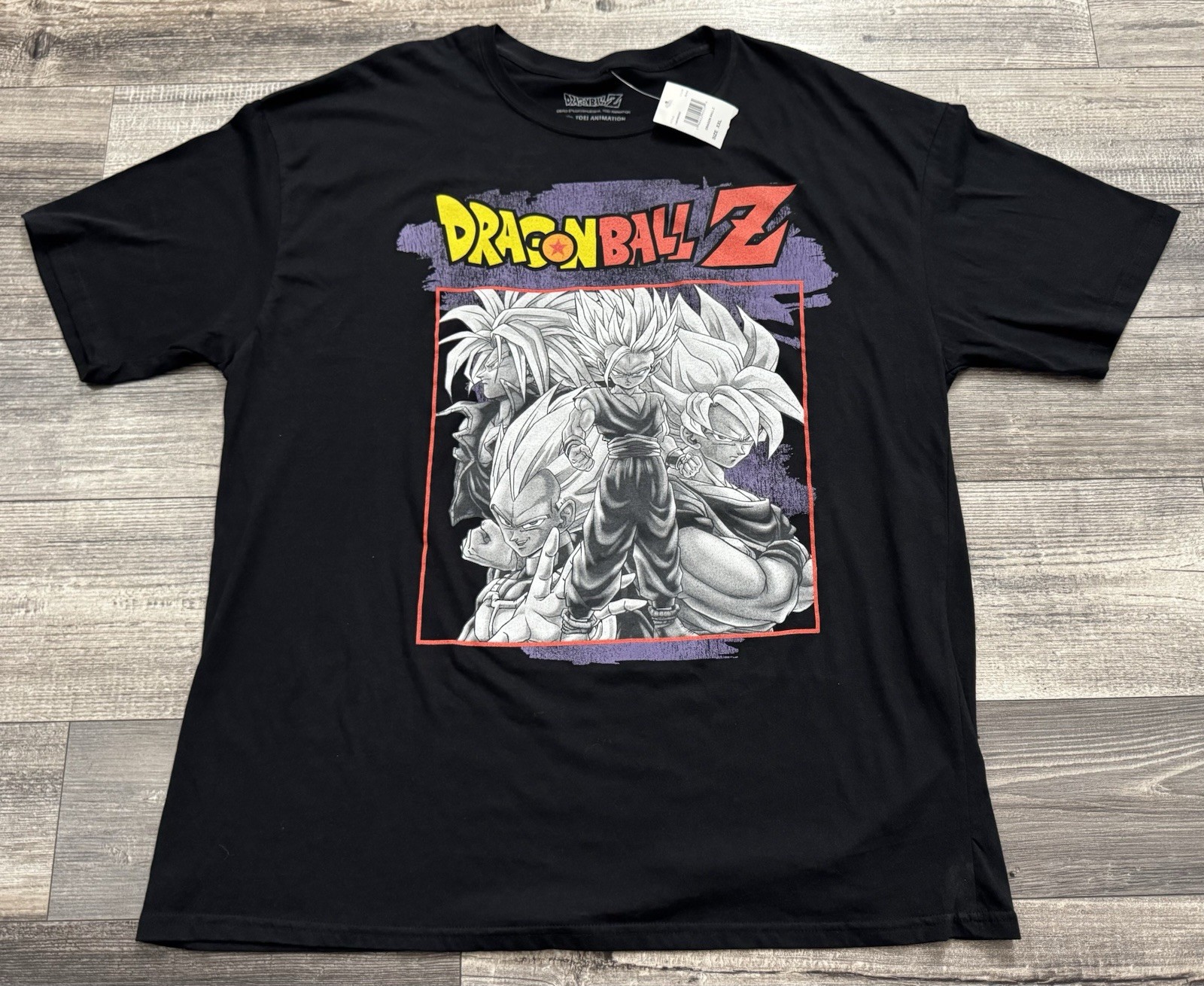 NEW Dragon Ball Z Teen Gohan Shirt Mens 2XL Anime Tee Black Short Sleeve Toei gallery