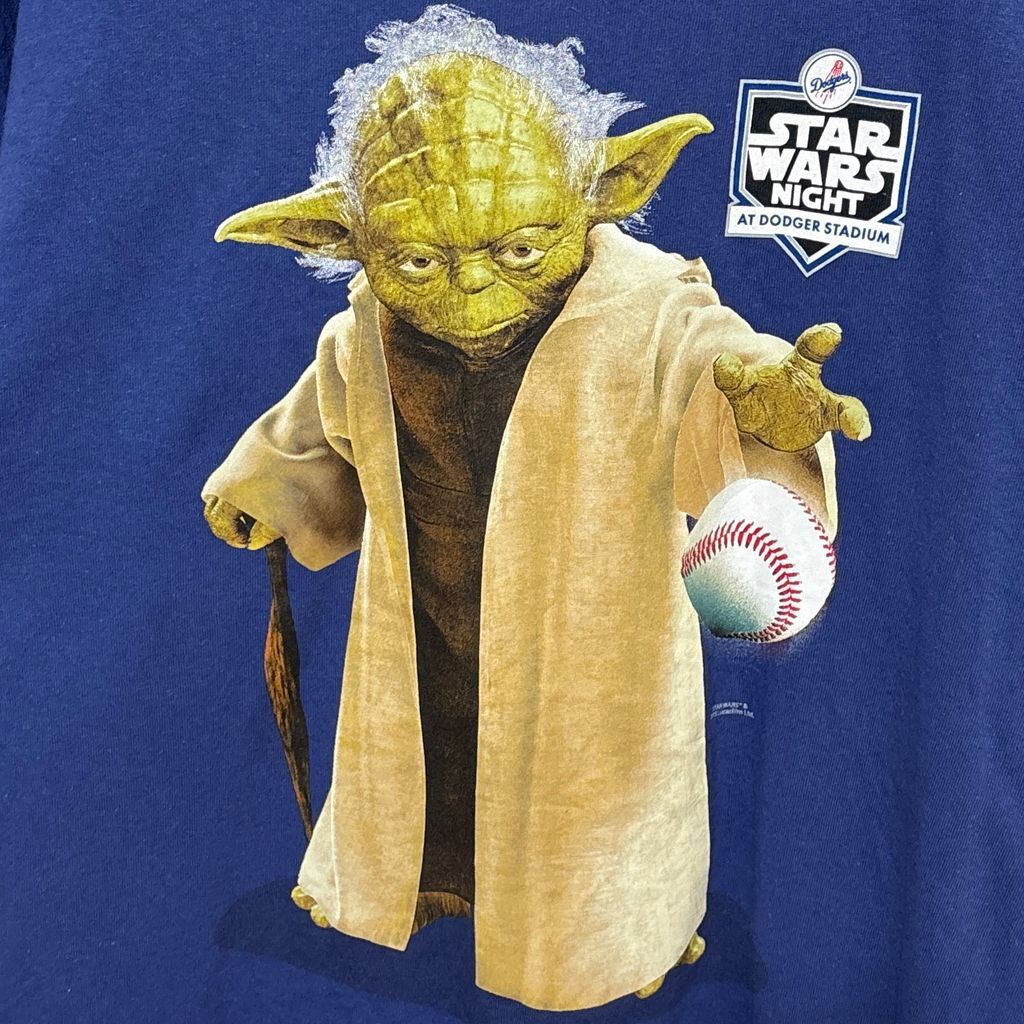 【GILDAN】2015 LA Dodgers Star Wars Night Yoda MLB スターウォーズ ヨーダ ドジャース Tシャツ S-6891 gallery