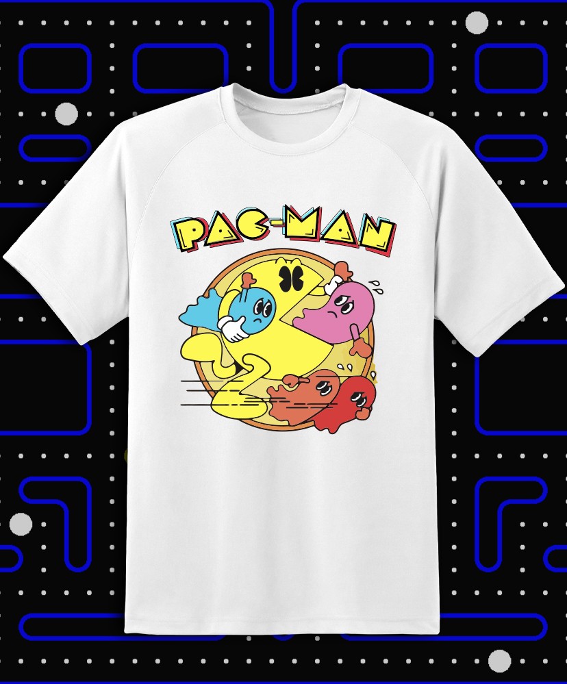 Pac Man Retro 80's Shirt Adult & Youth sizes! Fast Ship! gallery