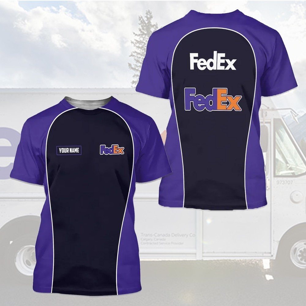 Personalized FedEx Shirt Classic All Over Frinted Full Size S_5XL, FedEx Gift gallery