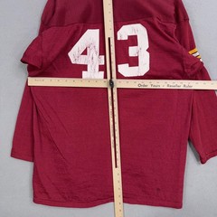 Vintage Empire Jersey Mens Large Red Football Practice 3/4 Sleeve Union Made USA