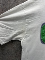 Marithe Francois Girbaud Shirt Mens XL White Big Logo Stitch Tee Streetwear