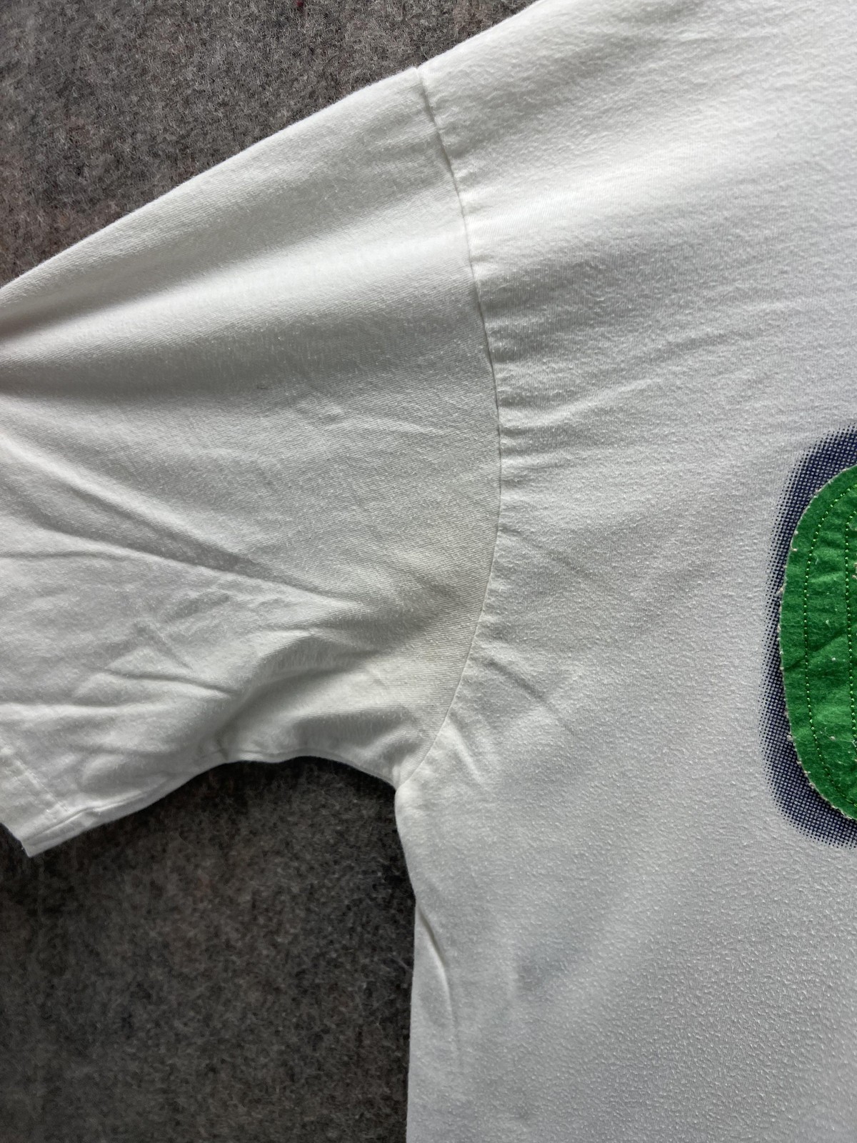 Marithe Francois Girbaud Shirt Mens XL White Big Logo Stitch Tee Streetwear gallery