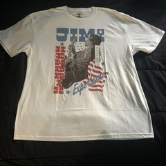 Jimi Hendrix Experience Shirt 2XL Men’s White Rock N Roll Vintage Style Flag USA