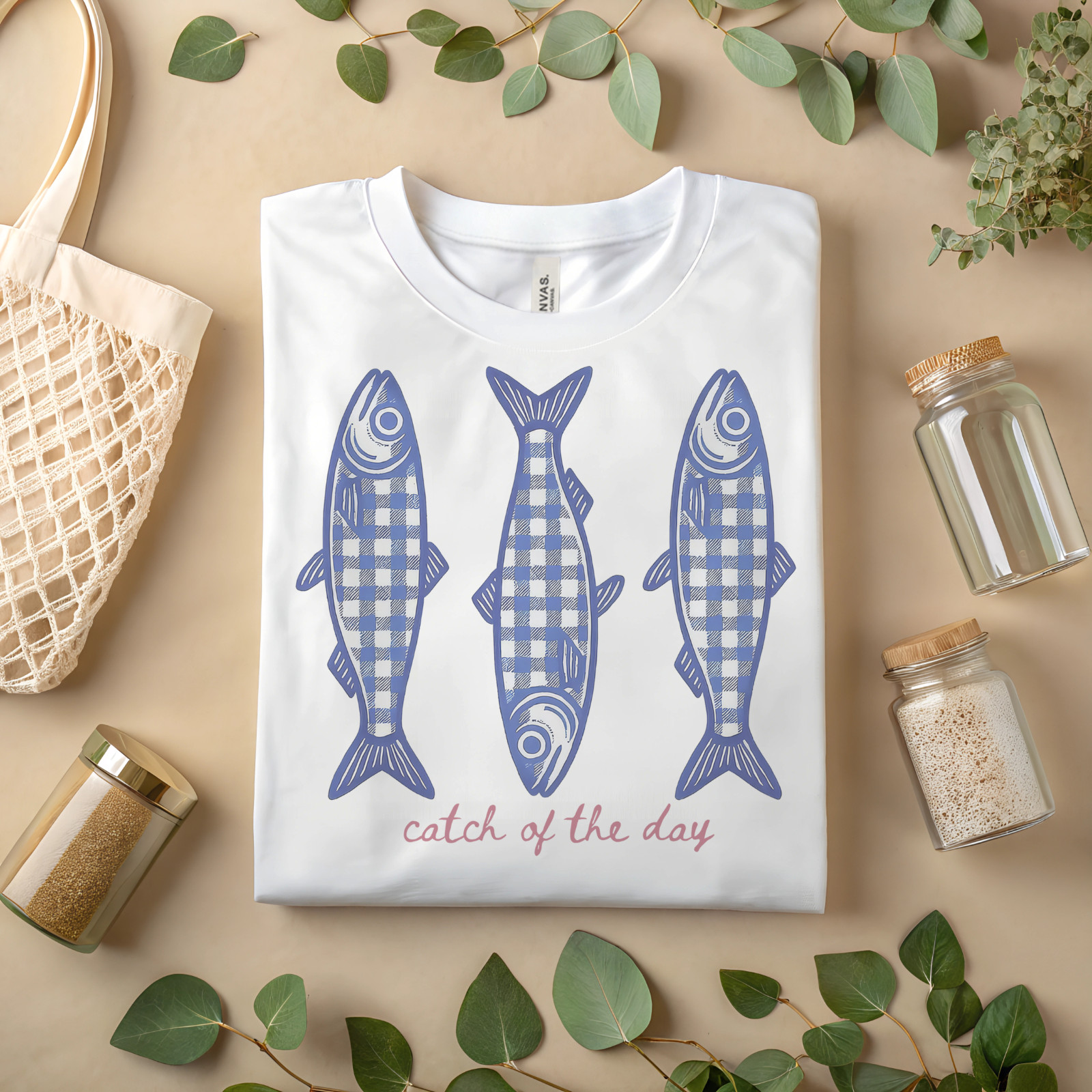 Catch of the Day Fishing T-Shirt Nautical Seafood Lover Gift Fisherman UnisexA69 gallery